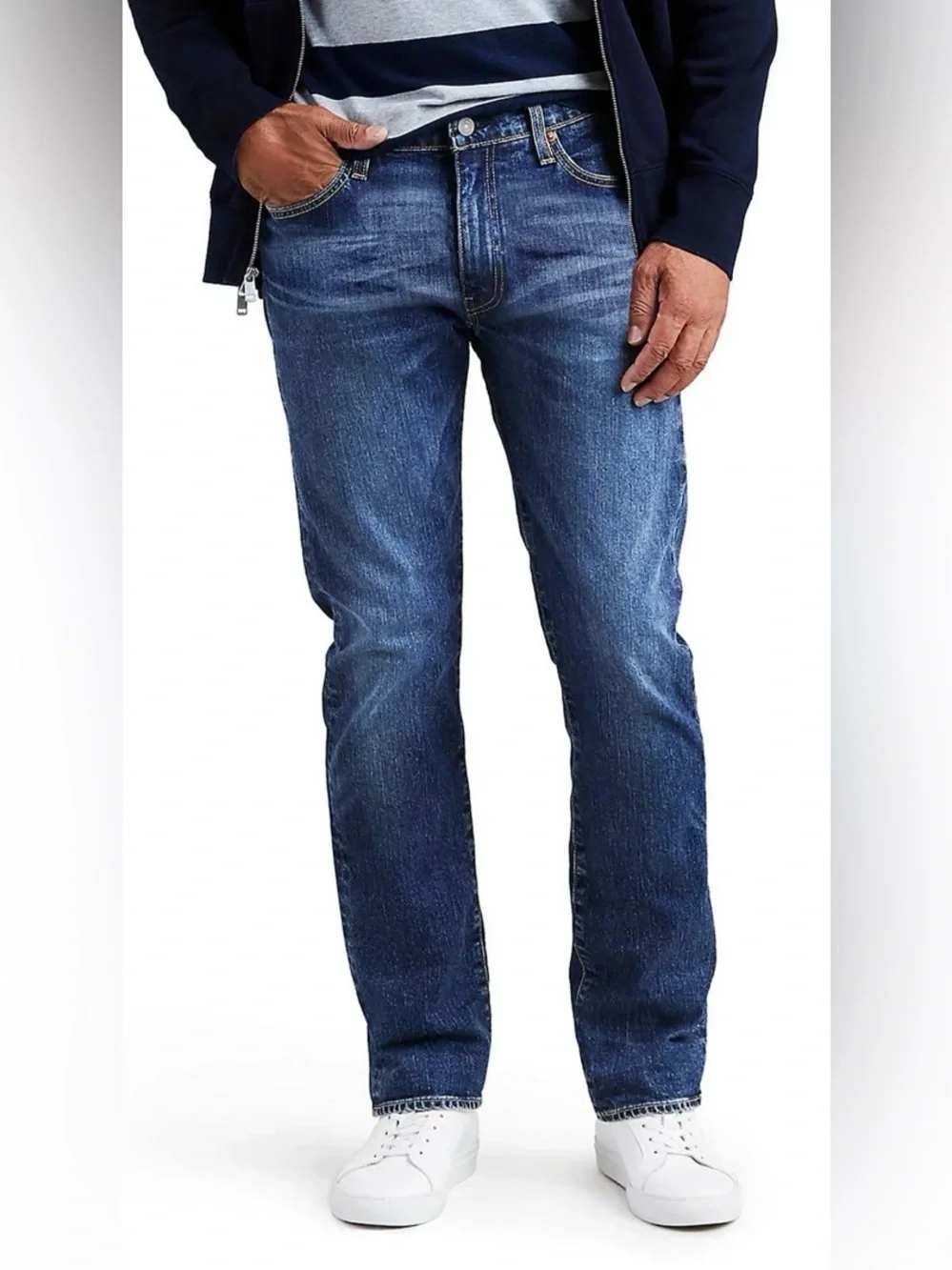 Levi’s 513 Slim Straight Jeans Men’s 30x32 Dark Wash Denim Excellent Condition